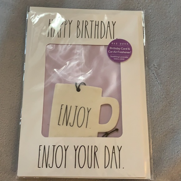 Rae Dunn Other - 🏷SALE 2/$10🏷 Rae Dunn “Happy Birthday Enjoy Your Day” Card, NWT